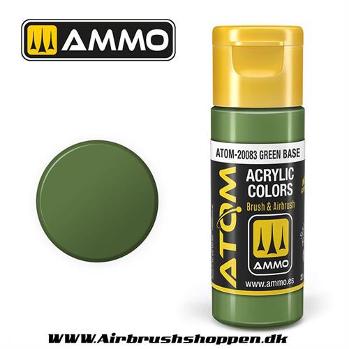 ATOM-20083 Green Base  -  20ml  Atom color